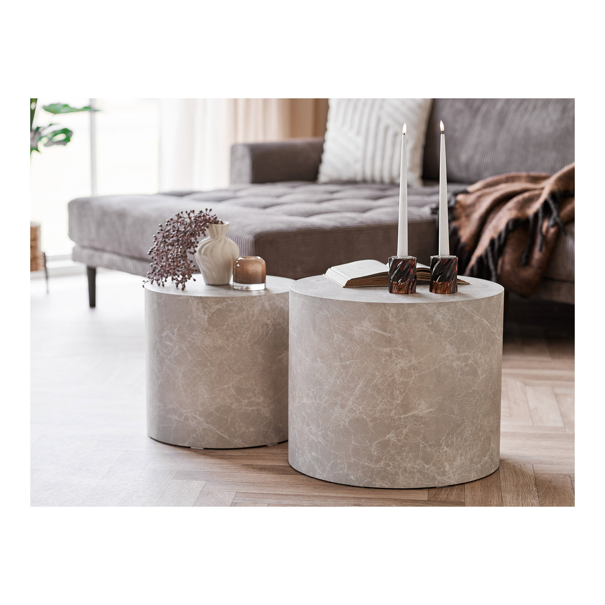 
Set di 2 tavolini da caffè di design «Praga II»