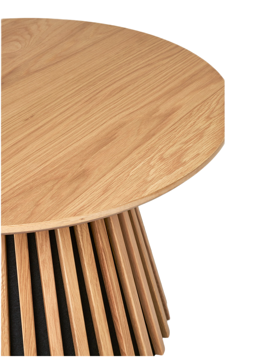 
Tavolino da caffè rotondo di design «Osakka» - Rovere Naturale / Ø 70 cm