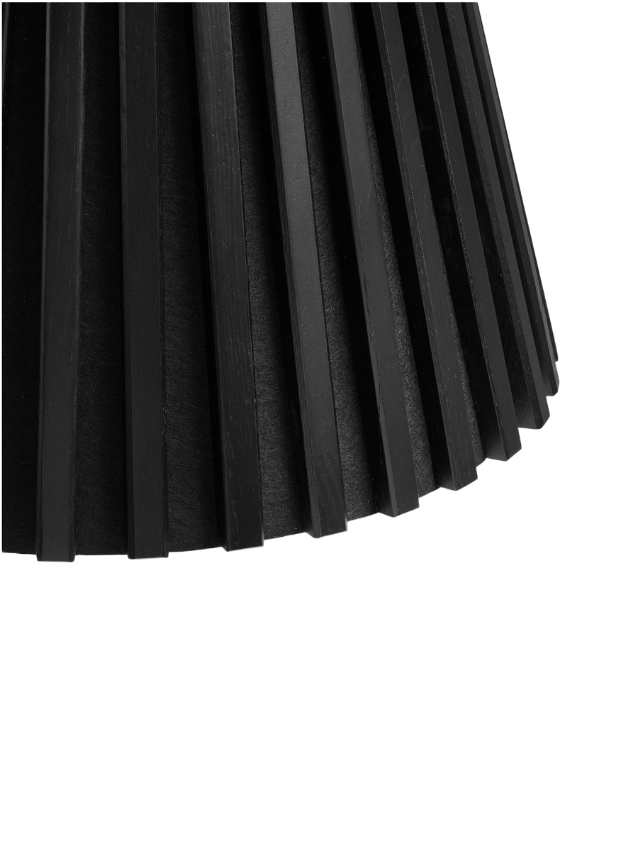 
Table basse ronde design « Osakka » - Chêne noir / Ø 70 cm