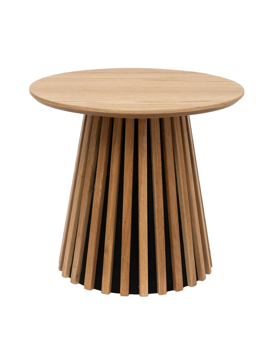 
Tavolino da caffè rotondo di design «Osakka» - Rovere Naturale / Ø 70 cm