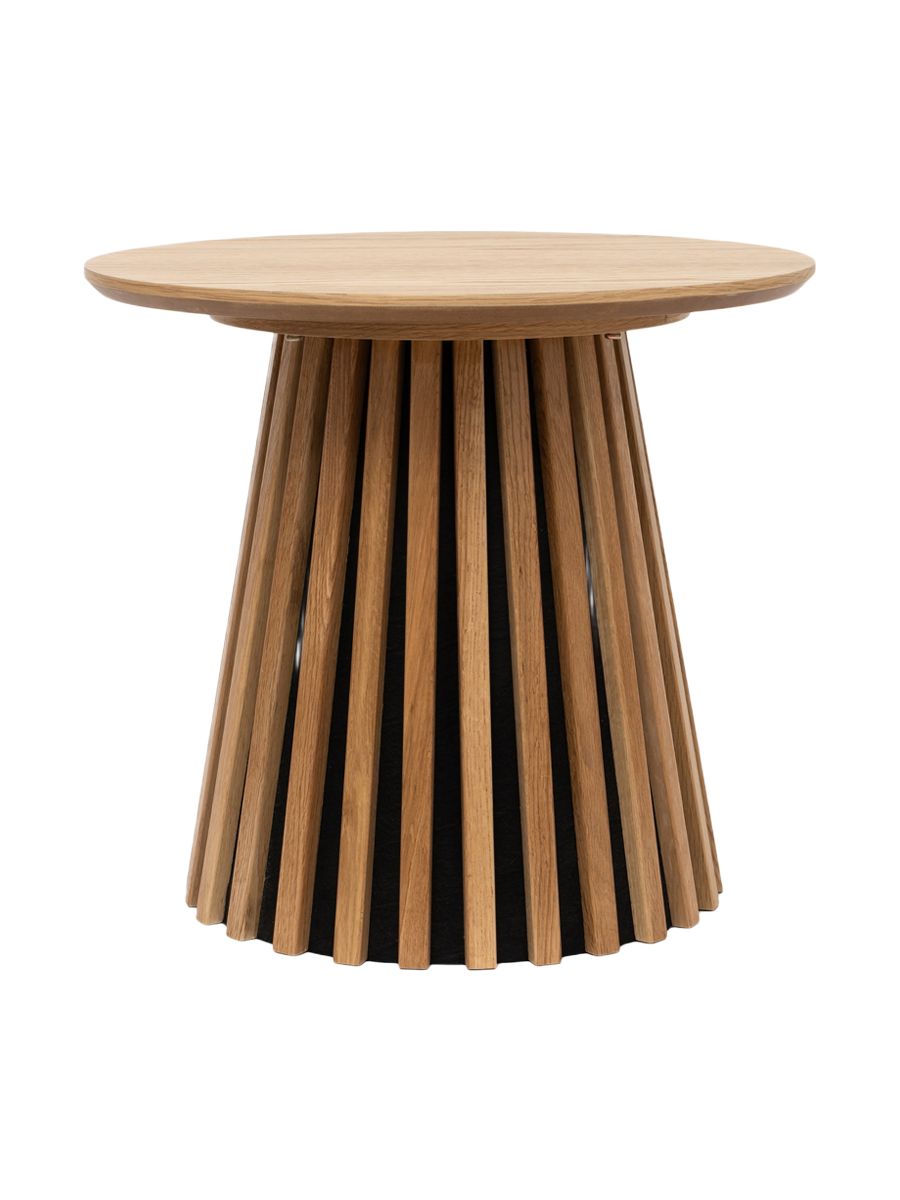 
Table basse ronde design « Osakka » - Chêne naturel / Ø 50 cm