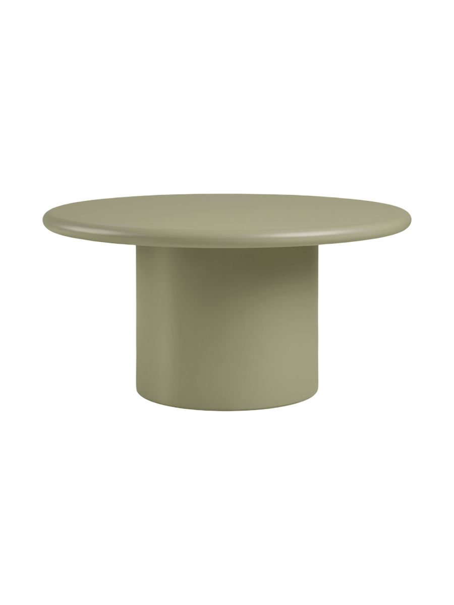 
Tavolino da salotto di design rotondo «Nagano» - Verde