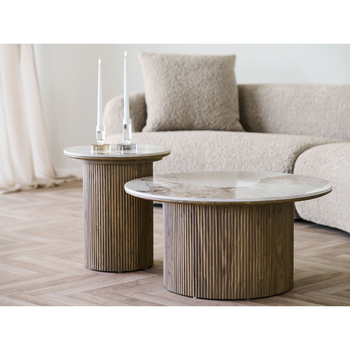 
Tavolino da caffè rotondo di design „Atheno“