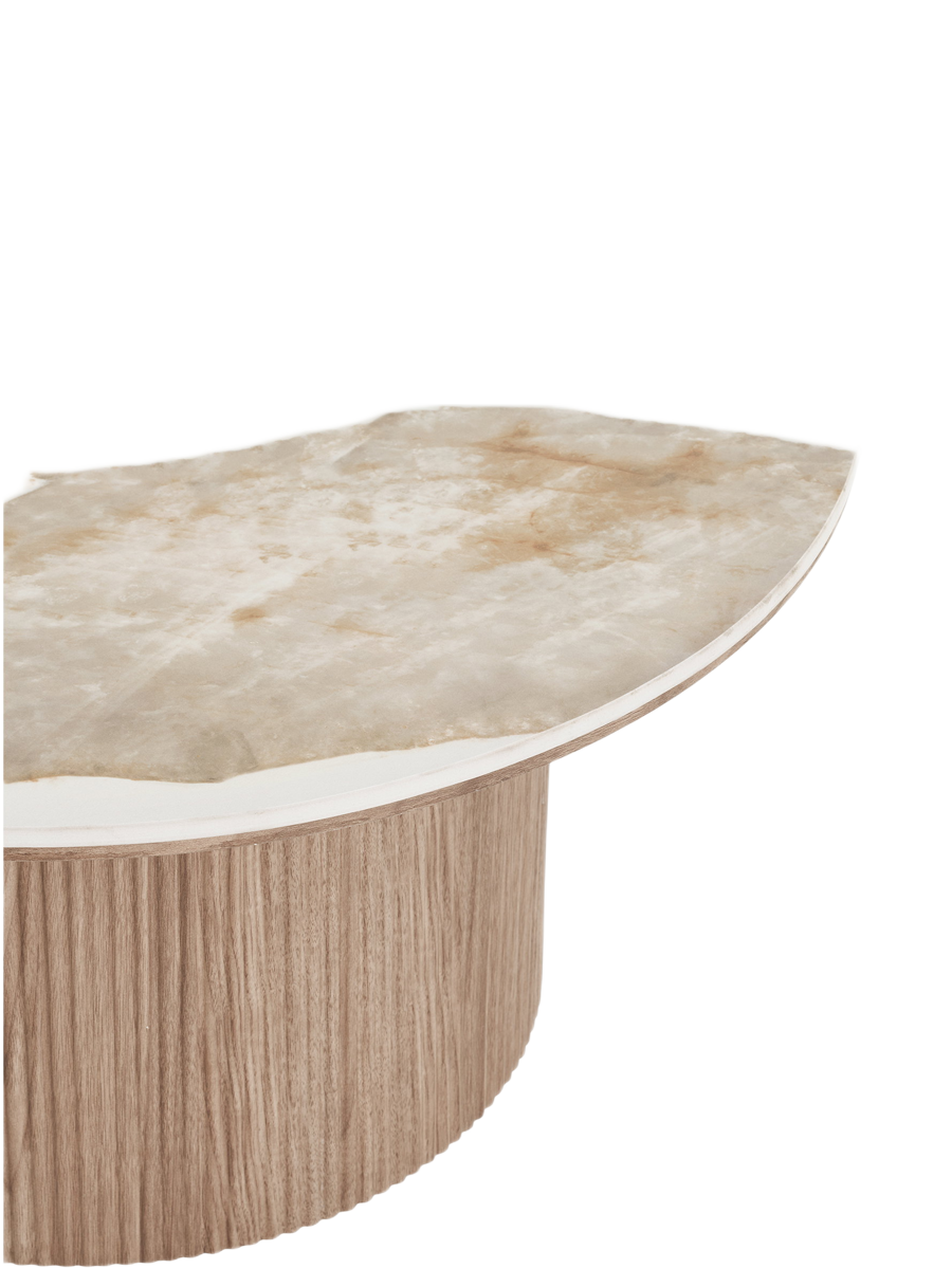 
Tavolino da caffè rotondo di design „Atheno“