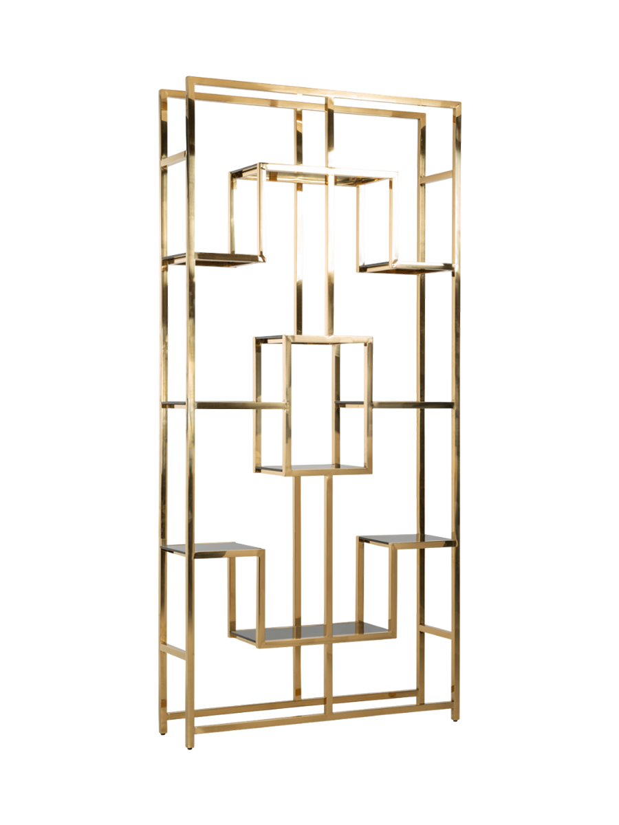 
Vetrina di design «Magnus», diverse dimensioni - 30 × 108 × 230 cm / Oro