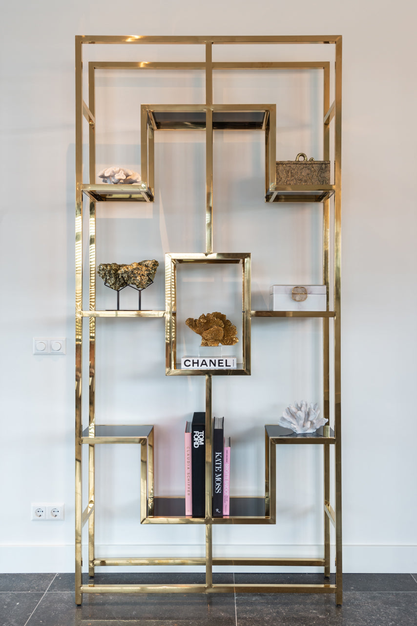
Vetrina di design «Magnus», diverse dimensioni - 30 × 108 × 230 cm / Oro