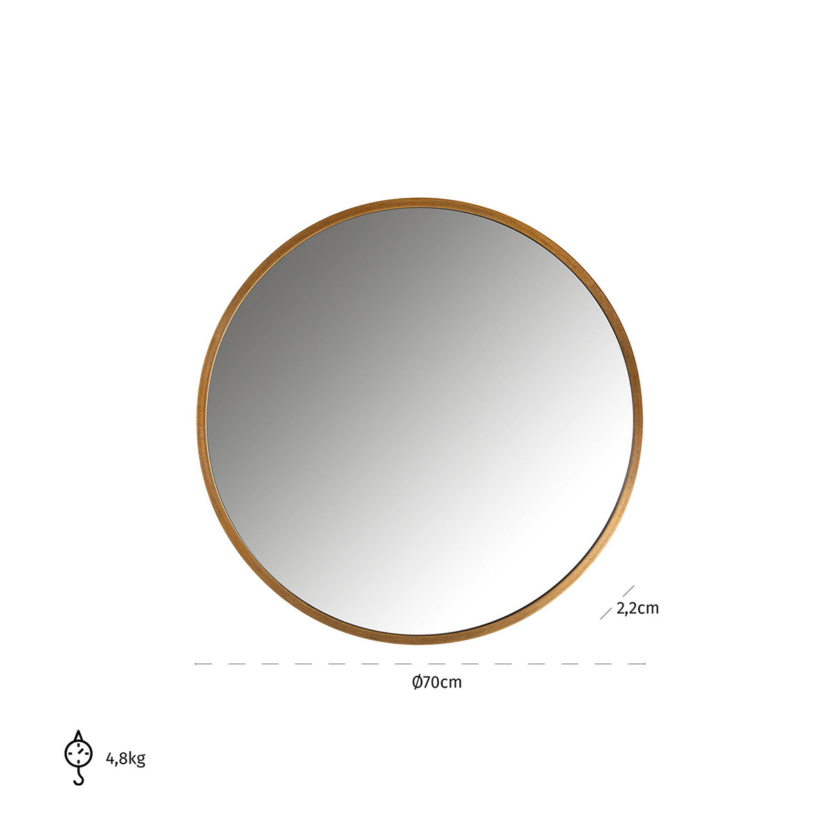 
Specchio di design «Maeron»