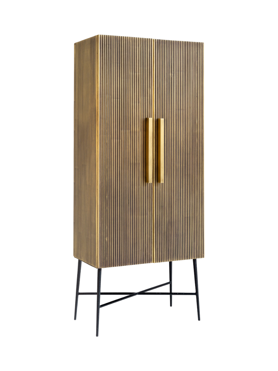 
"Ironville" Designer Shelf Cabinet