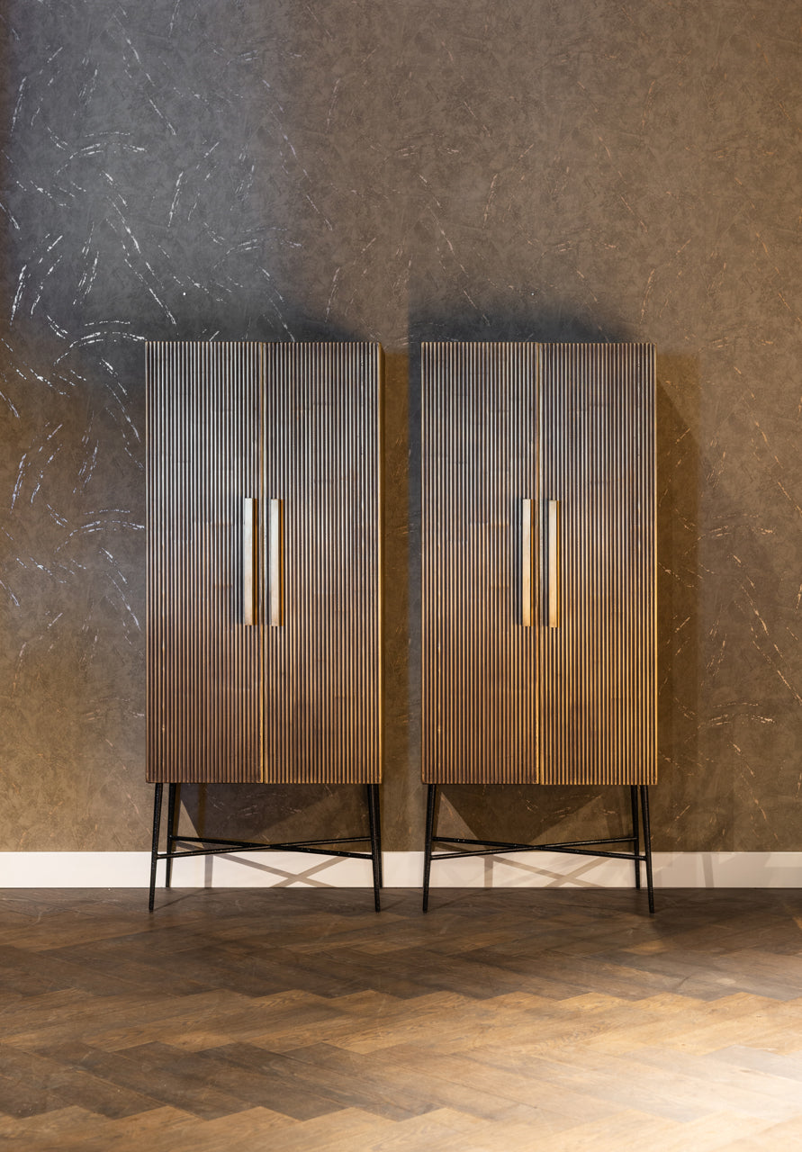 
"Ironville" Designer Shelf Cabinet