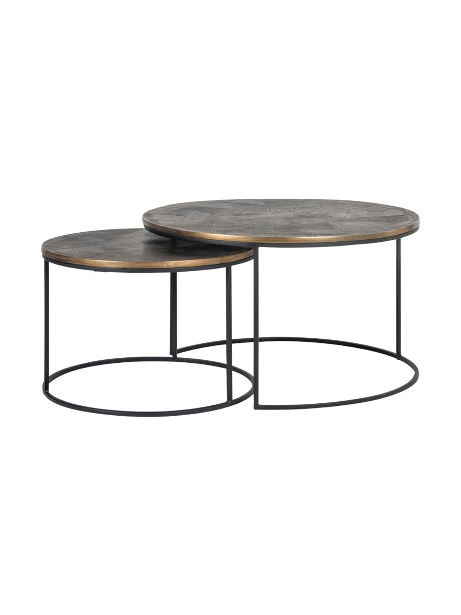 
Design Couchtisch Set „Tulum“