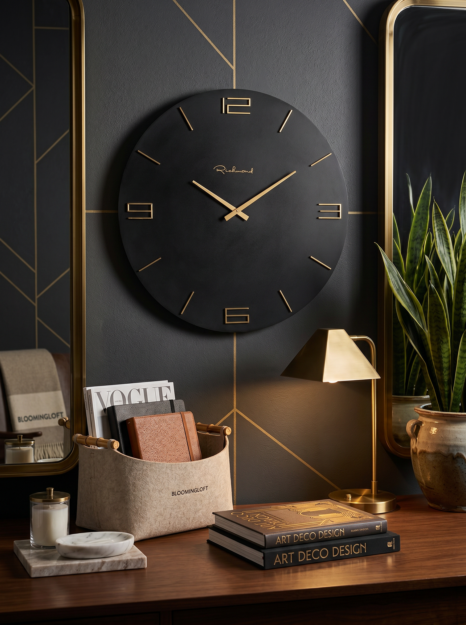 
Design Wanduhr „Byram“ Ø 60 cm