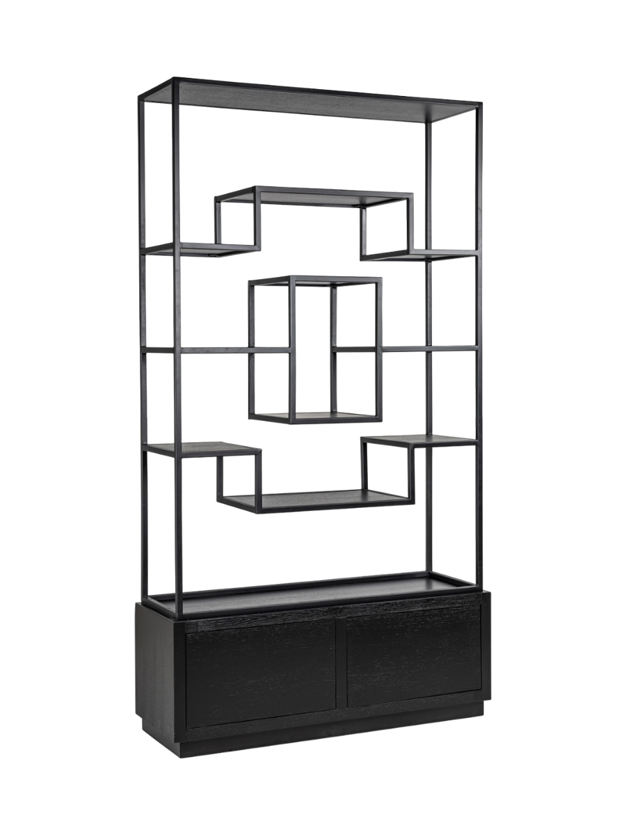 
Grosser Design Regal „Bonvoy“ - Schwarz