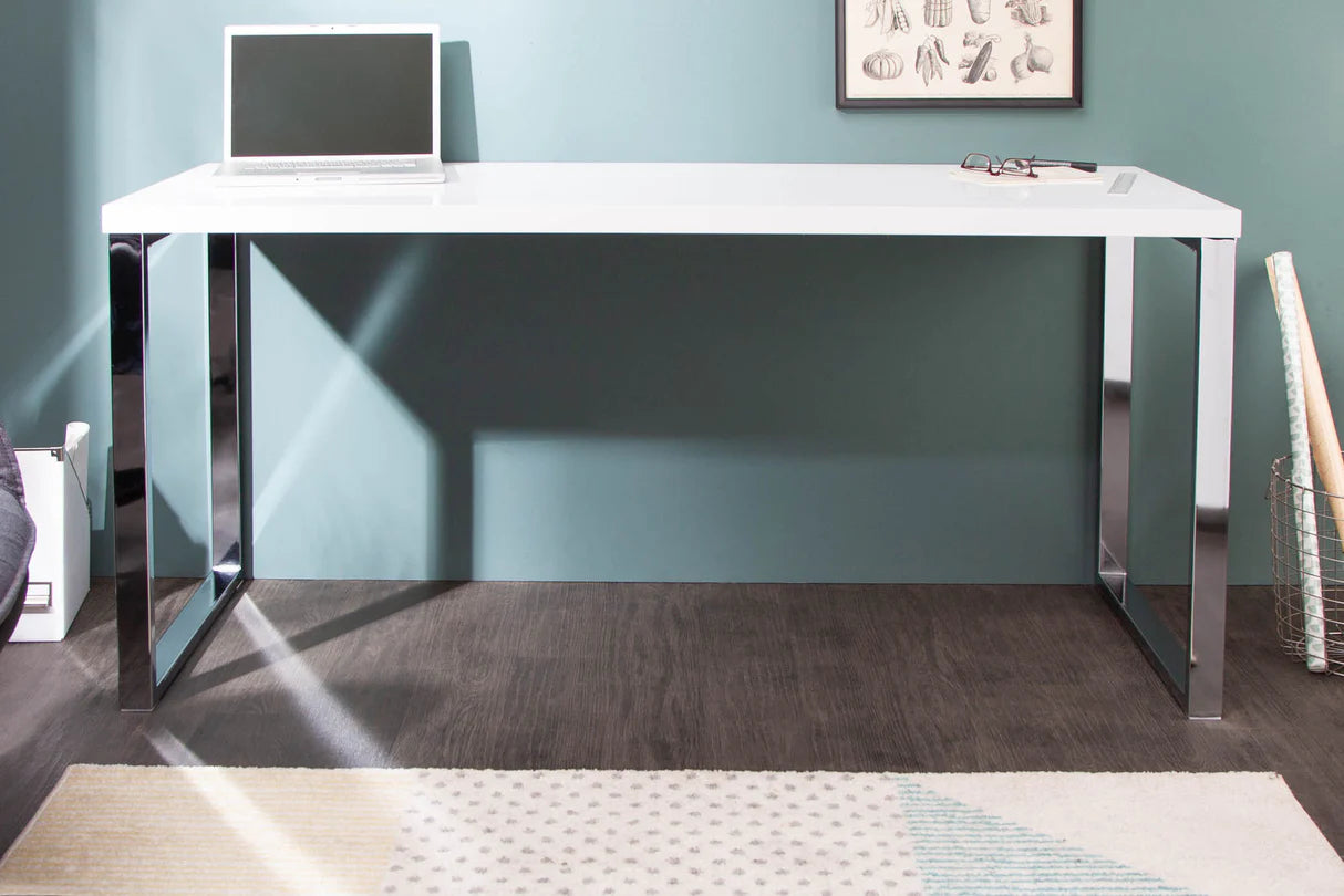 
Bureau moderne « White Desk », différentes tailles - 140 x 75 cm