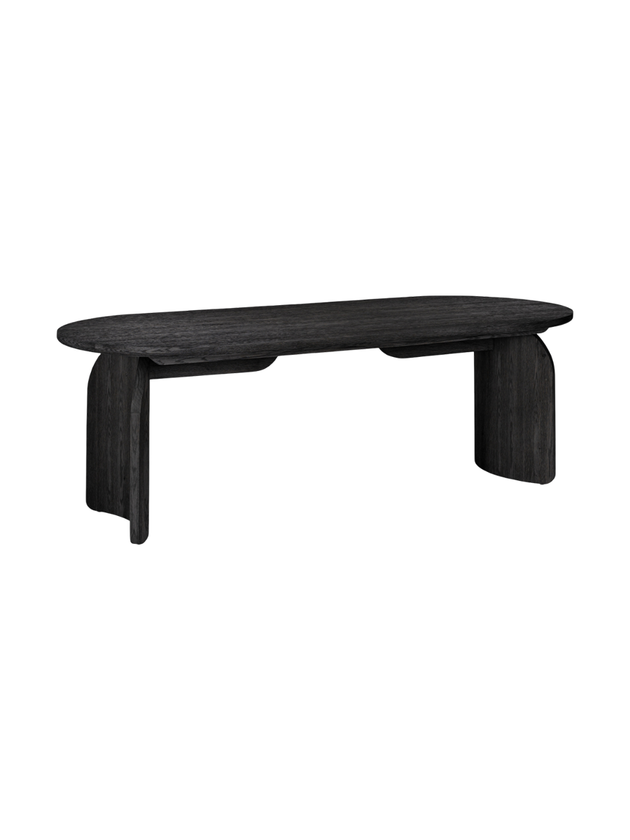 
Massiver Design Esstisch „Fairmont“, verschiedene Farben - Eiche Schwarz