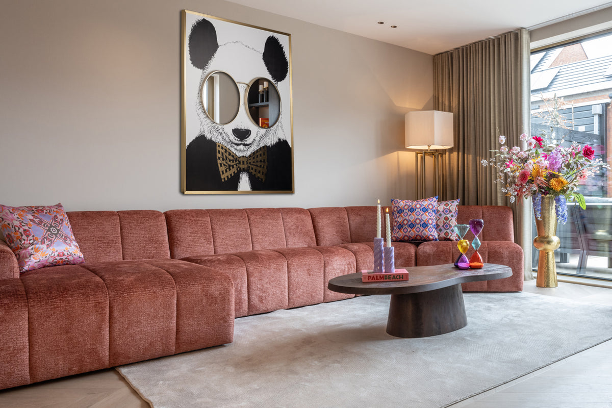 
Grosses, originelles Design Wandbild „Panda“ mit 3D Effekt, 130 x 118 cm