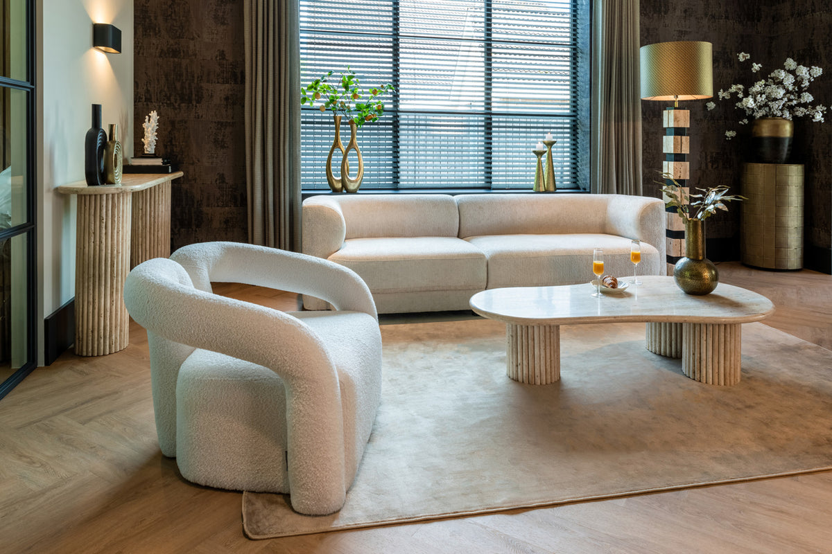 
Grande consolle di design «La Cantera» in travertino 160 x 85 cm