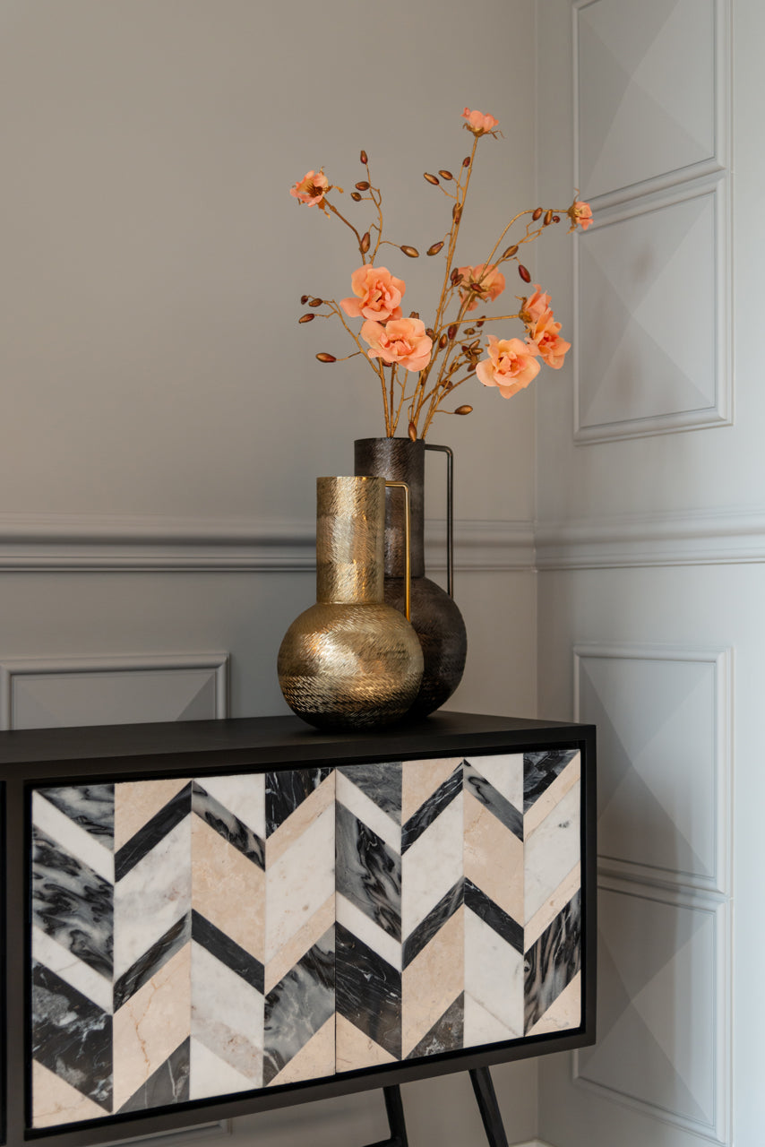 
Vaso di design “Leia”, diverse dimensioni - 18 × 18 × 31.5 cm / Oro