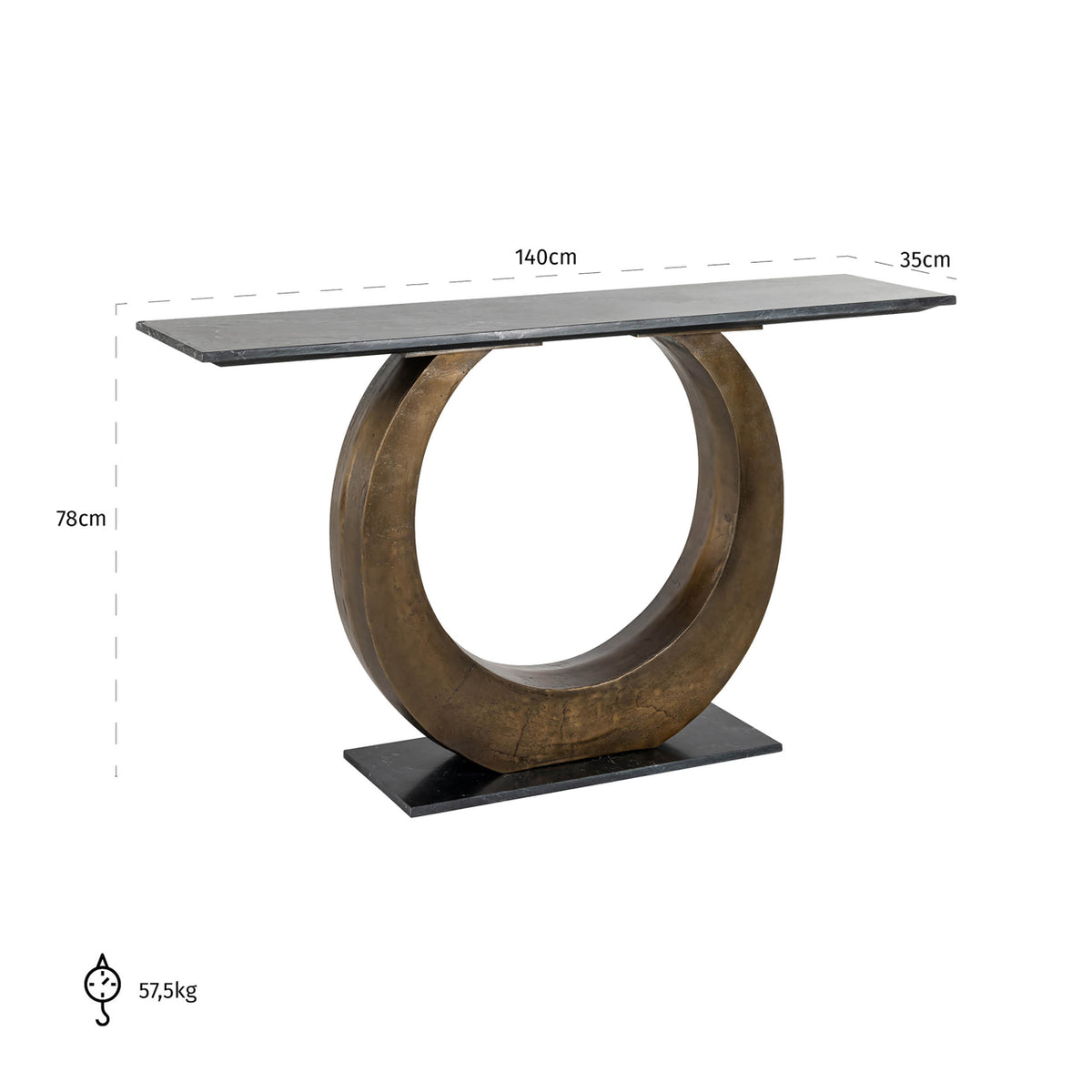 
Consolle di design «Luna»