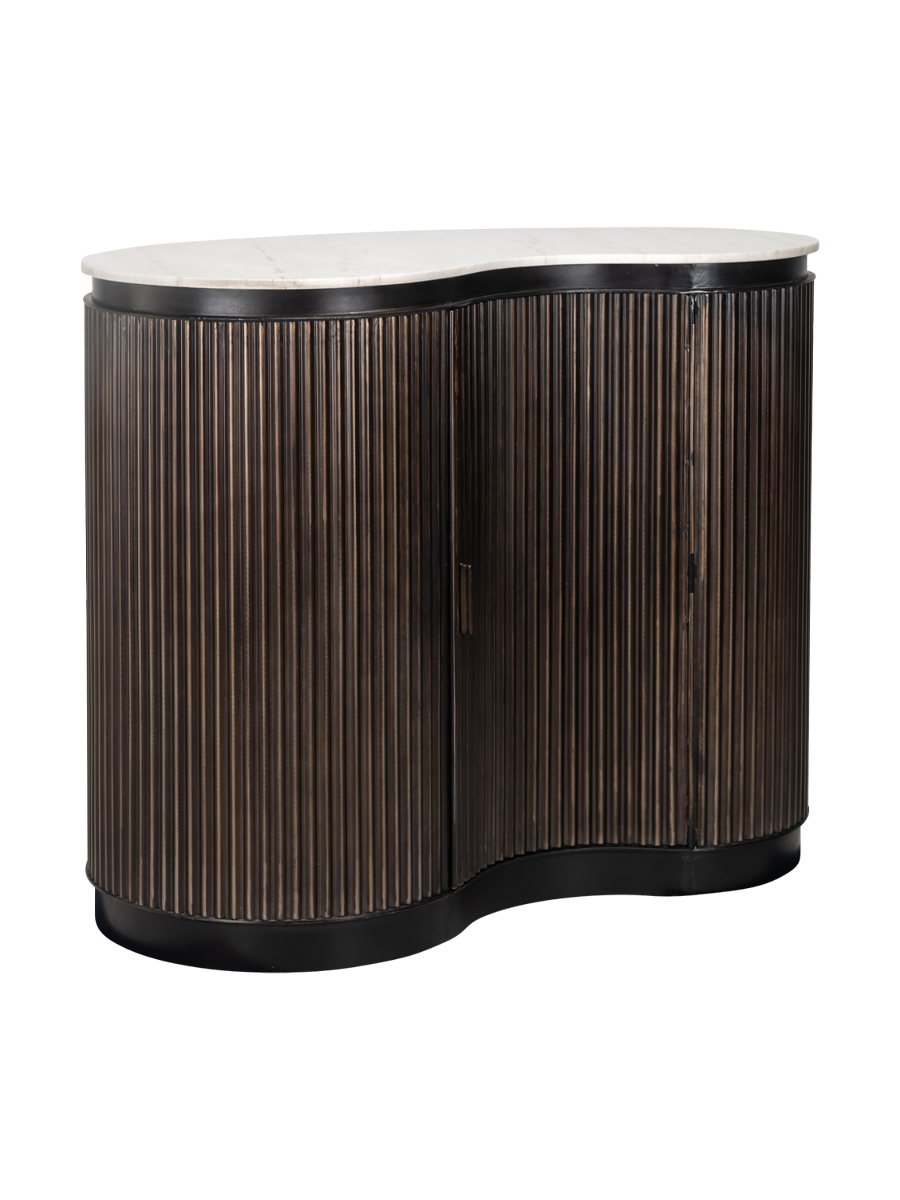 
Table de bar/Meuble bar design « Mayfield » 120 x 100 cm