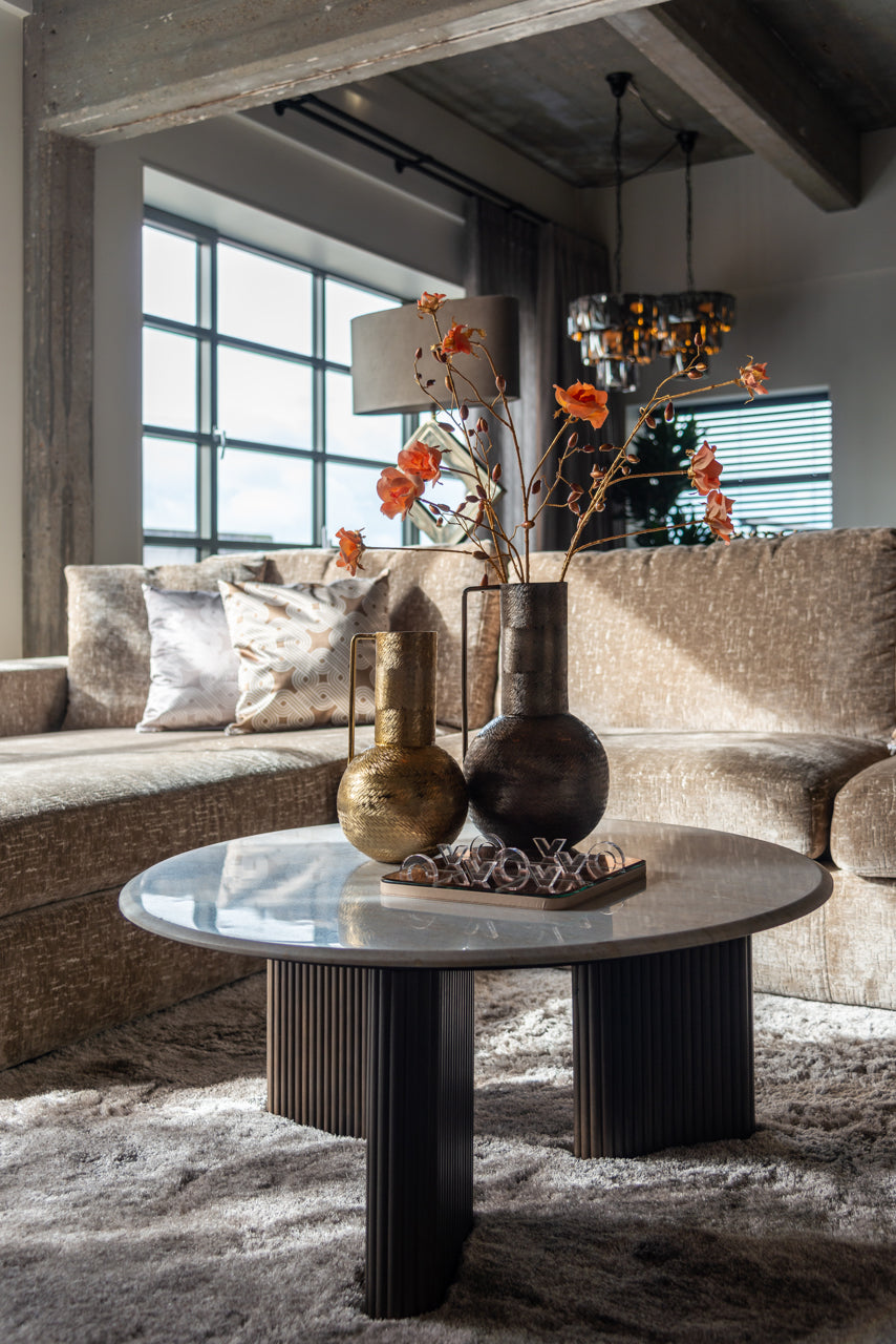 
Marmor Design Couchtisch „Mayfield“ Ø 90 cm