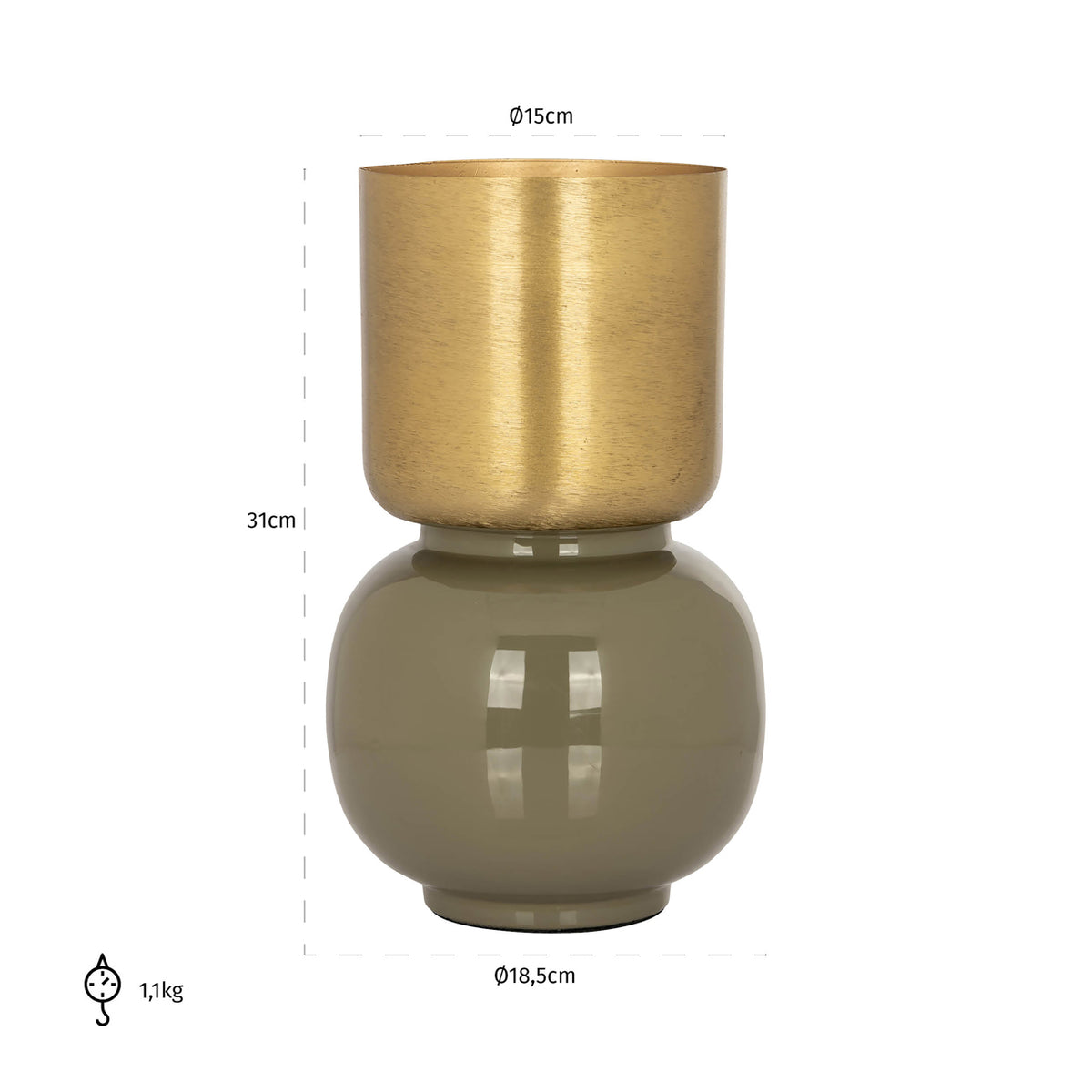 
Vaso di design “Clover”