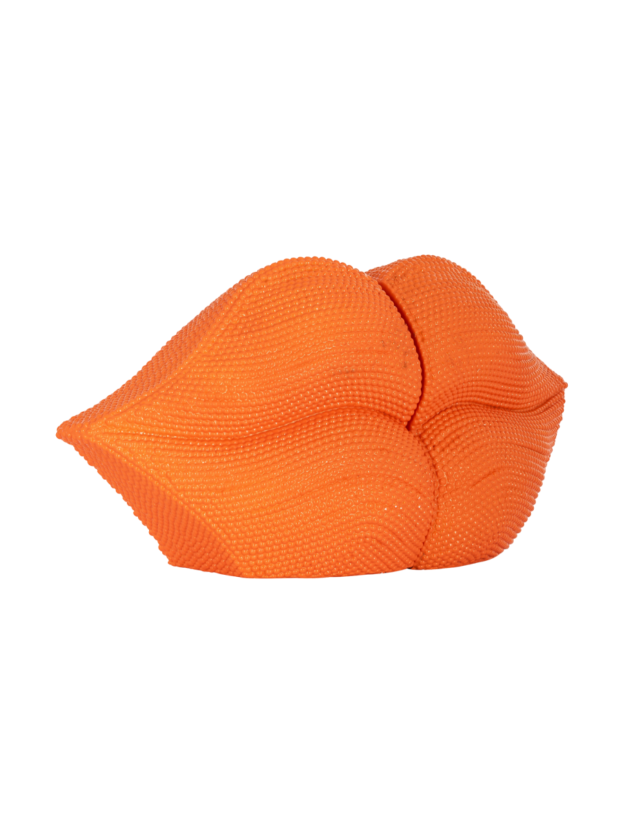 
Serre-livres design « Kiss Orange »