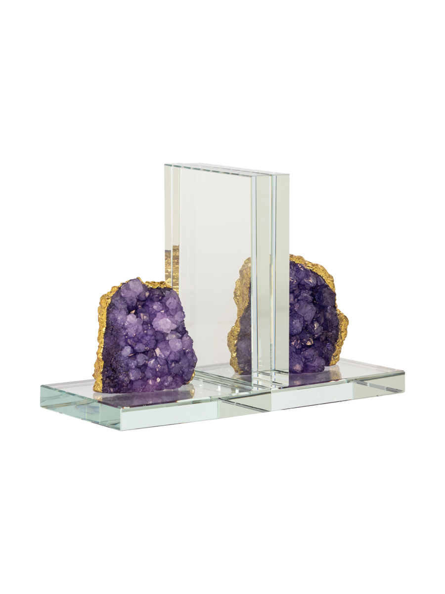 
Serre-livres design « Agate »