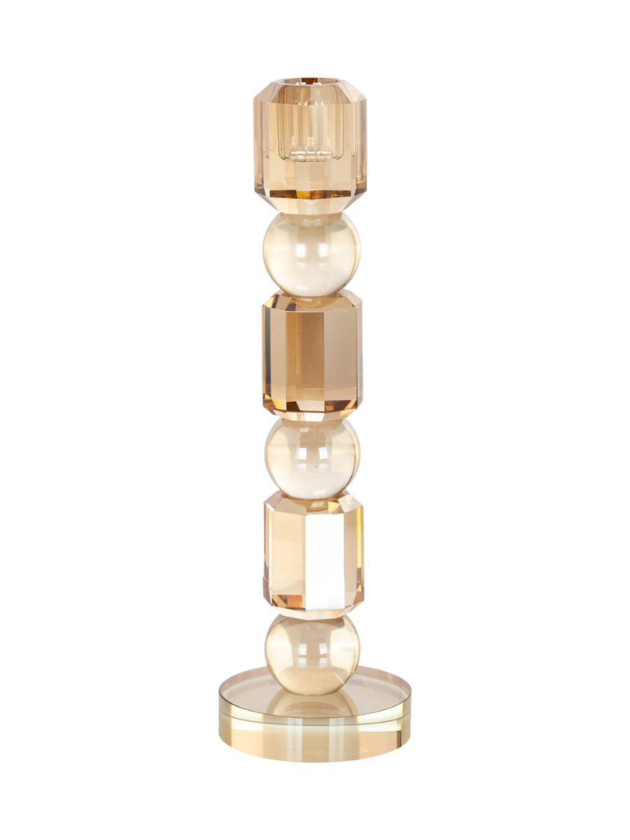 
Portacandele di design in cristallo «Meral» - Grande, Ø 8 x 26.5 cm