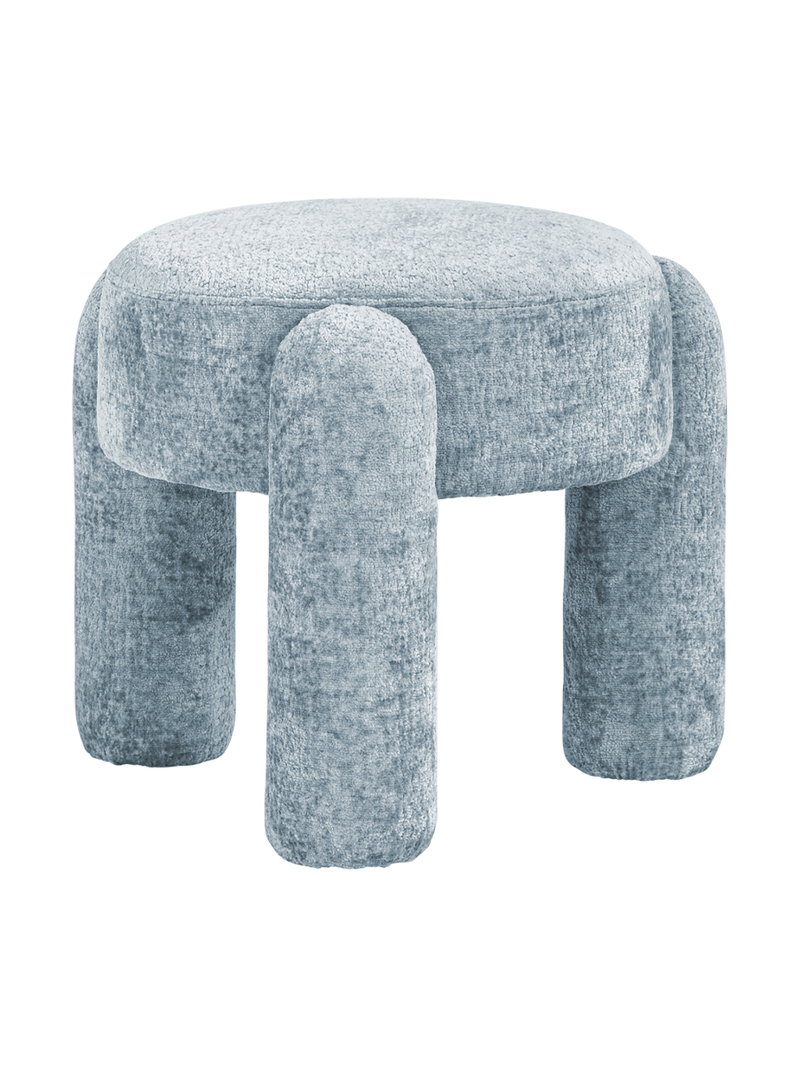 
Tabouret design « Holly » - Bleu clair
