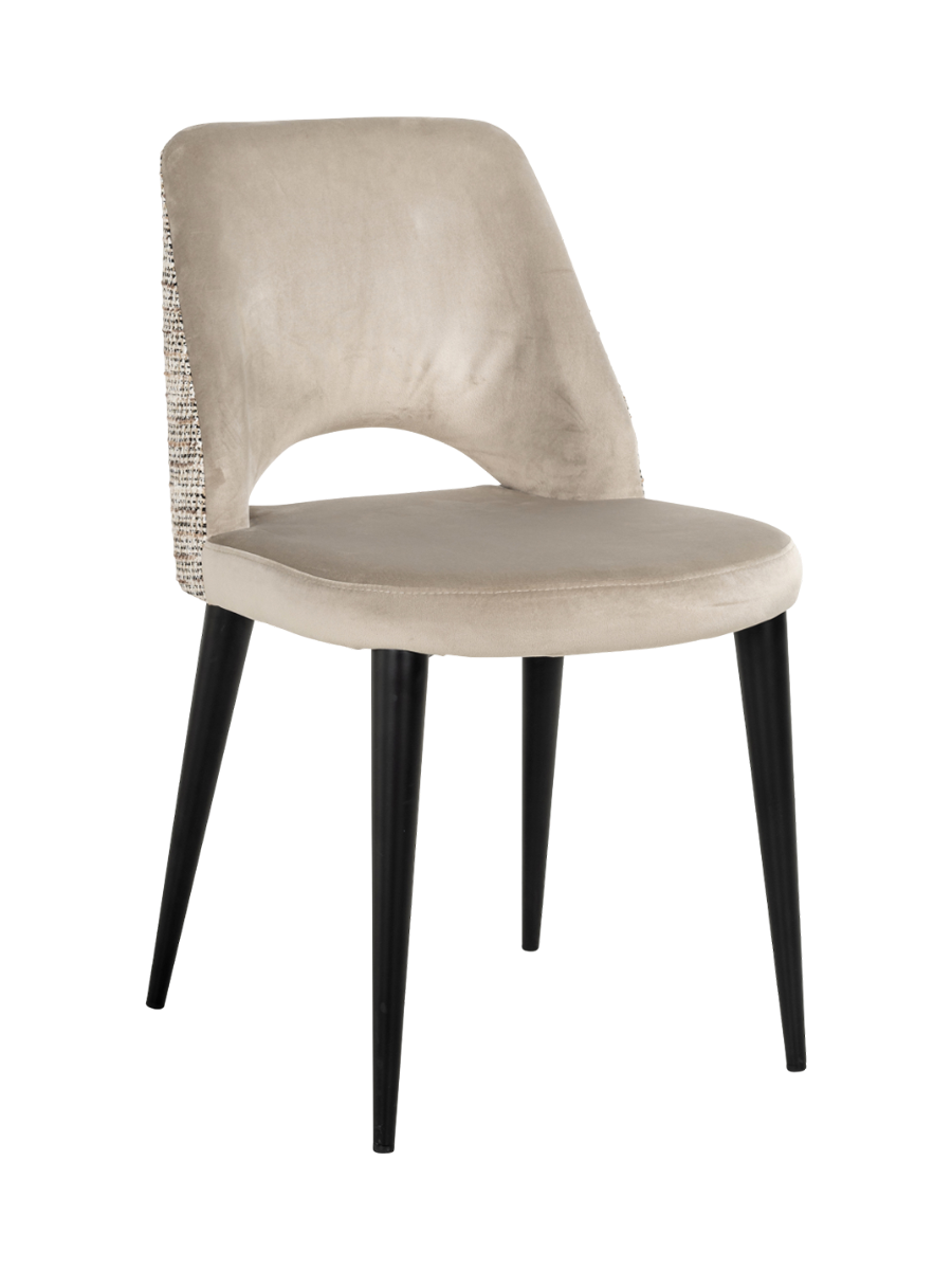 
Chaise de salle à manger design de qualité « Tabitha » - Nature/beige tendance