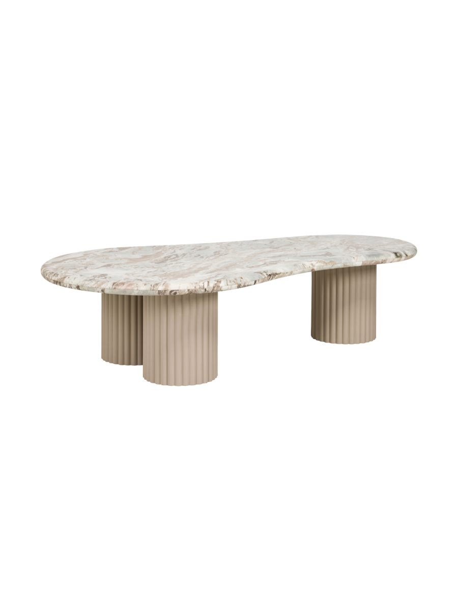 
Grosser Marmor Design Couchtisch „Coronel“