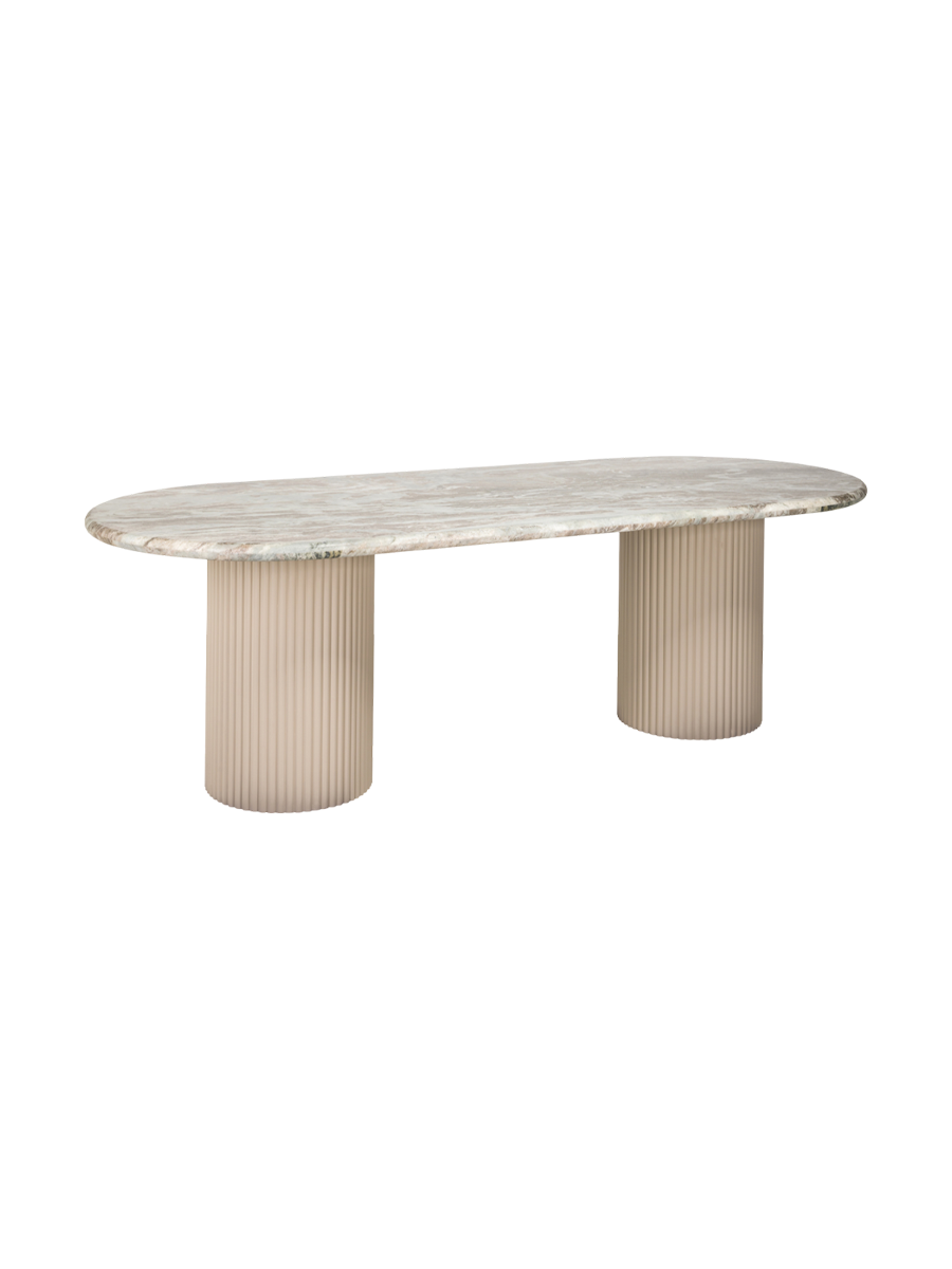 
Grosser Marmor Design Esstisch „Coronel“ 240 x 100 cm