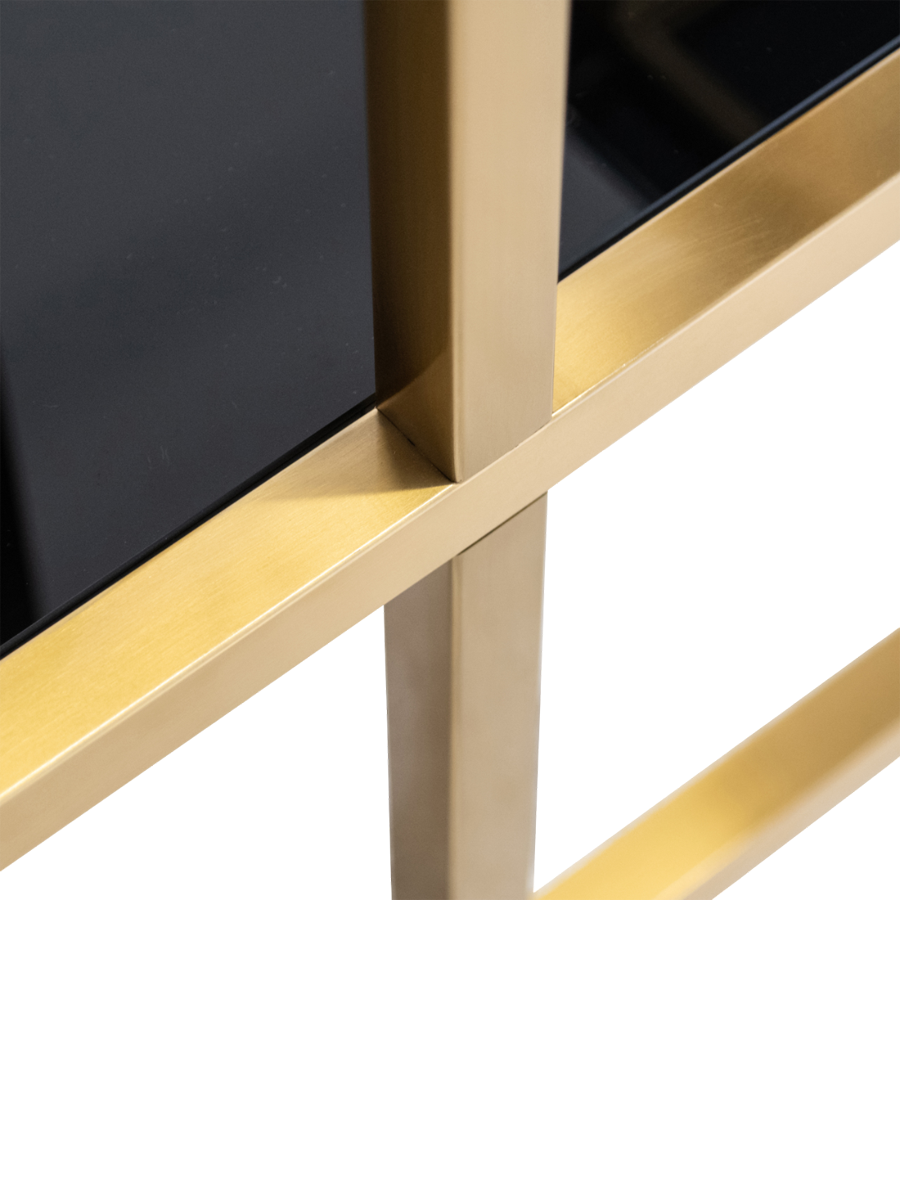 
Vetrina di design «Magnus», diverse dimensioni - 29 × 108 × 230 cm / Oro spazzolato