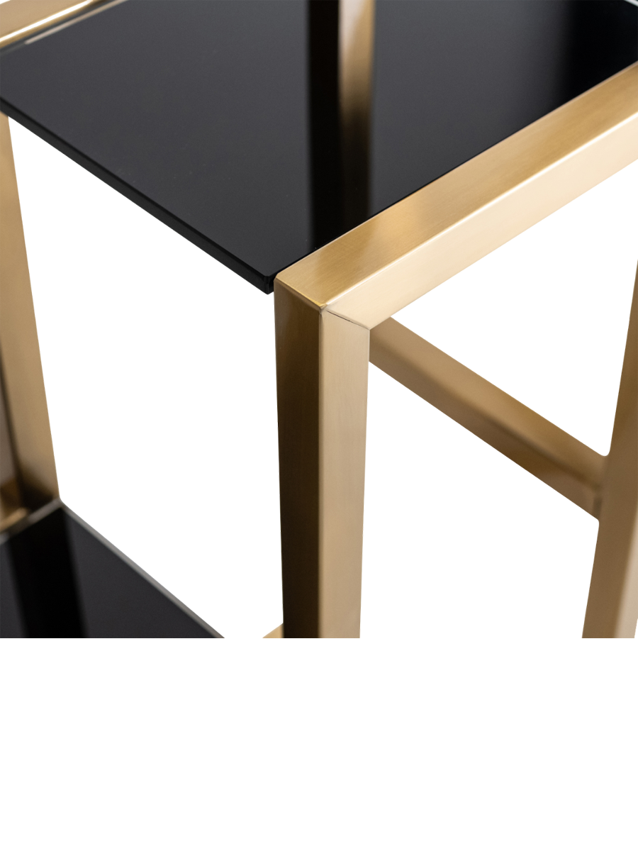 
Vetrina di design «Magnus», diverse dimensioni - 29 × 108 × 230 cm / Oro spazzolato