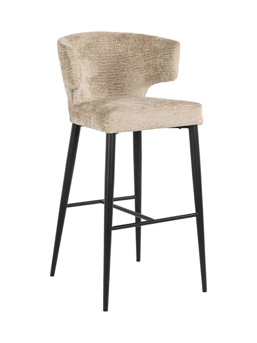 
Sgabello da bar di design «Taylor» color sabbia - Fusione del deserto / Altezza della seduta 76 cm