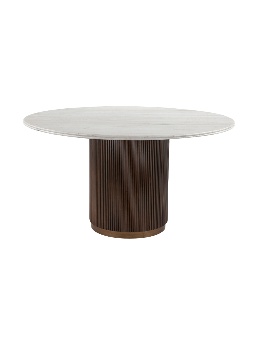 
Tavolo da pranzo rotondo di design in marmo «Mayfield», diverse dimensioni - Ø 140 cm