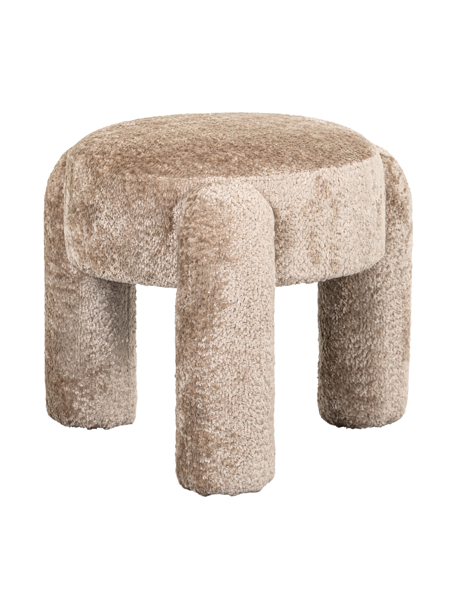 
Tabouret design « Holly » - Nature ovine