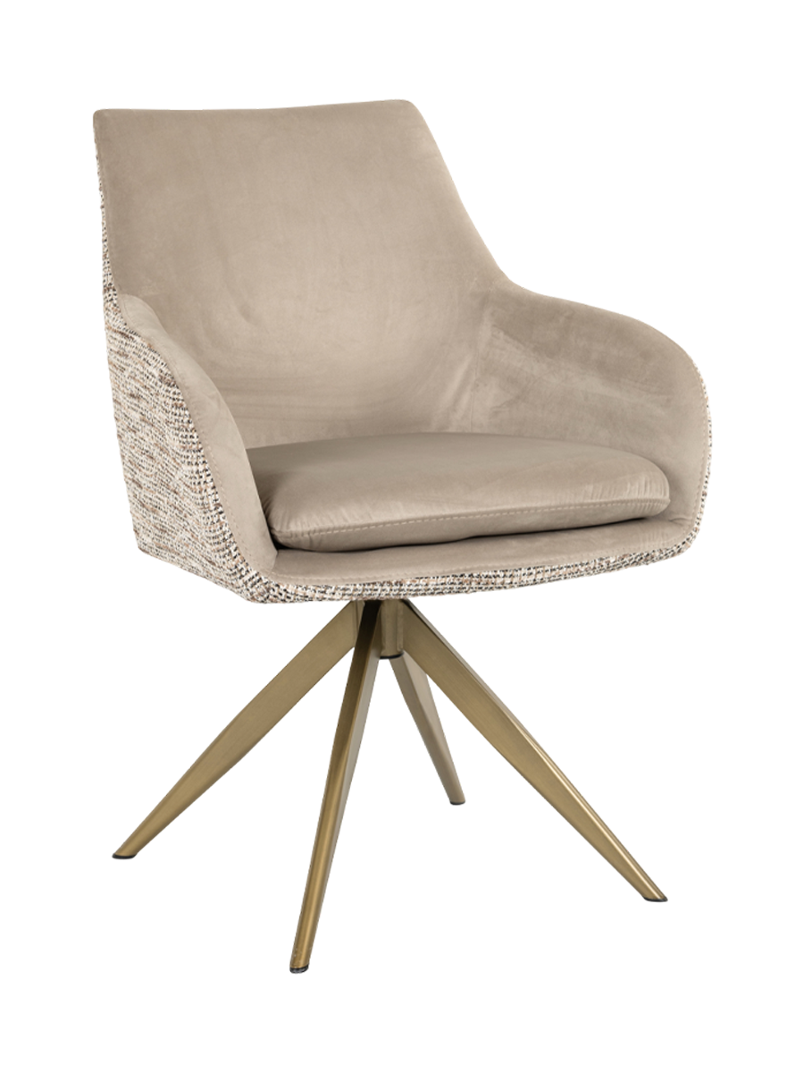 
Swivel Design Dining Chair "Lisonne" - Trendy Nature