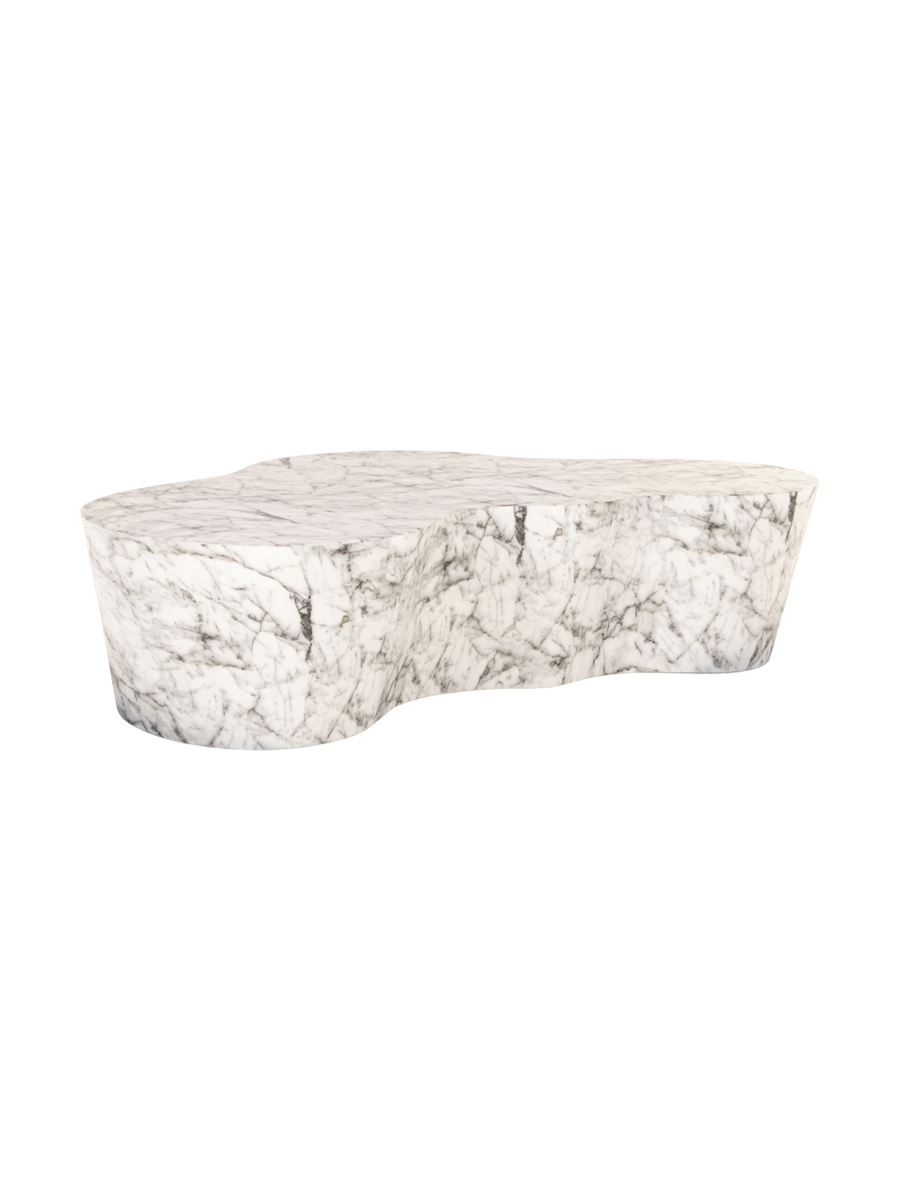 
Large Indoor/Outdoor Designer Coffee Table "Rockyard" 127 x 122 cm
