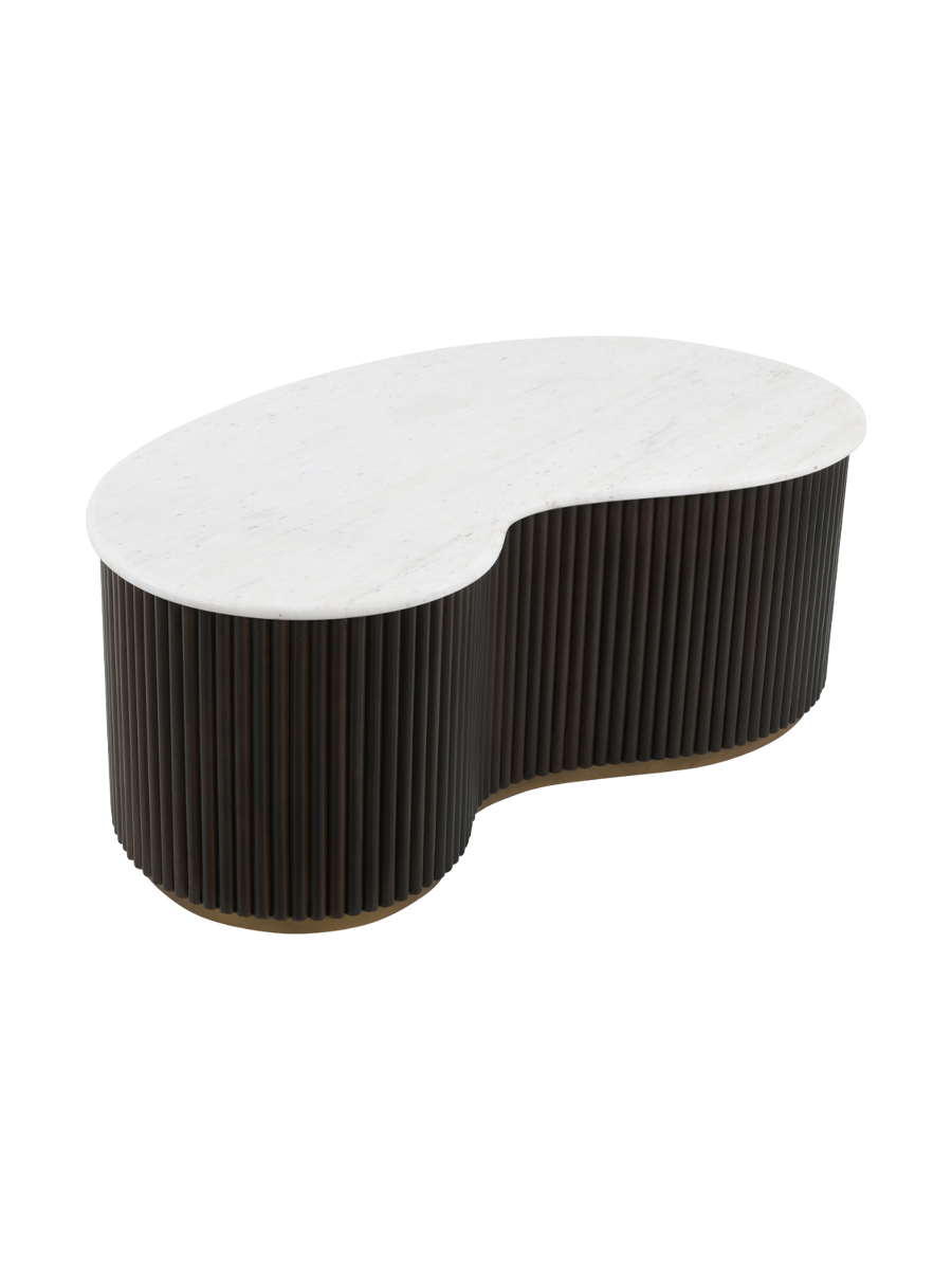 
Marmor Design Couchtisch Set „Mayfield“ 2-teilig