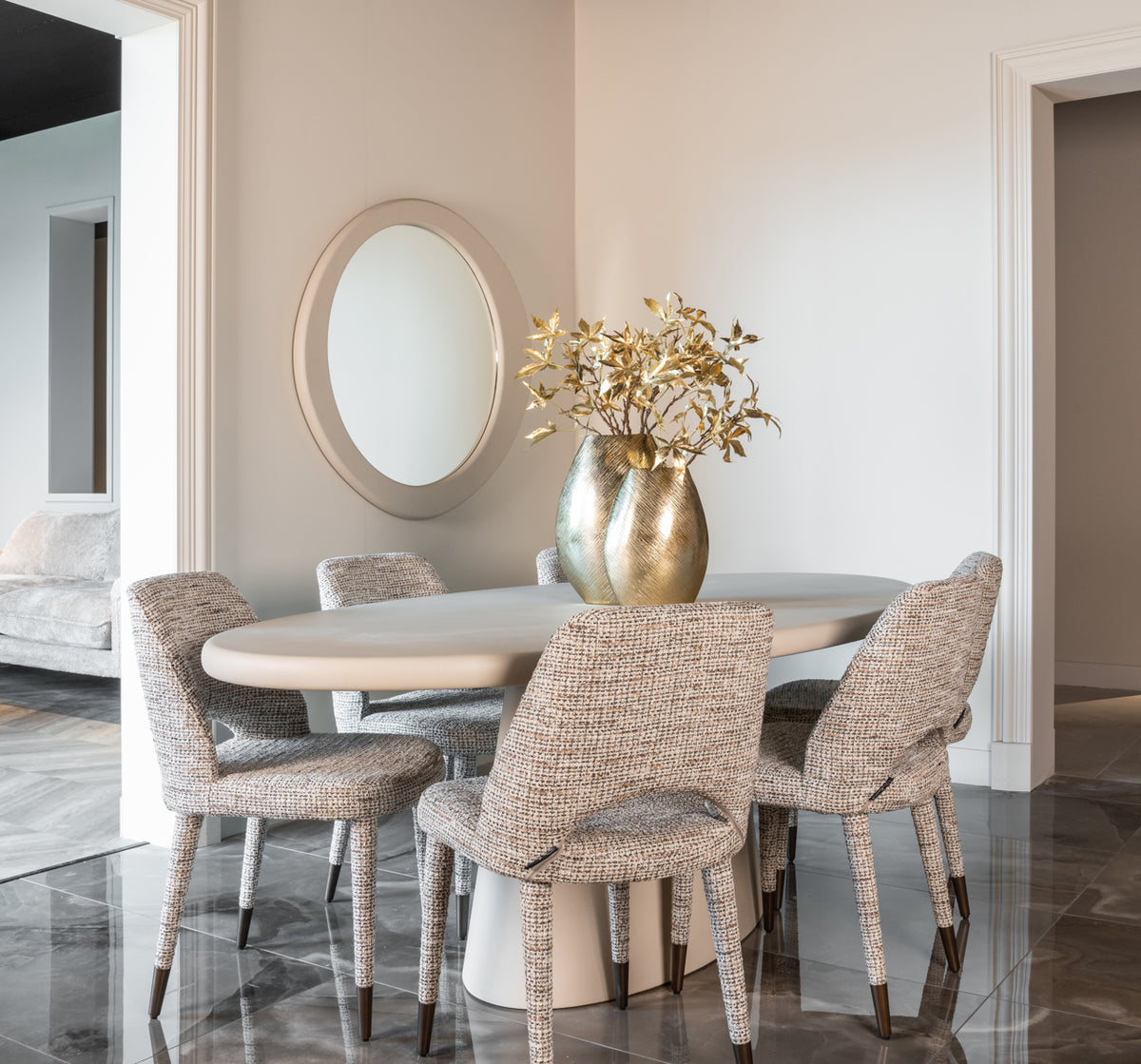 
Chaise design « Cecilia » en lot de 2 - Nature tendance