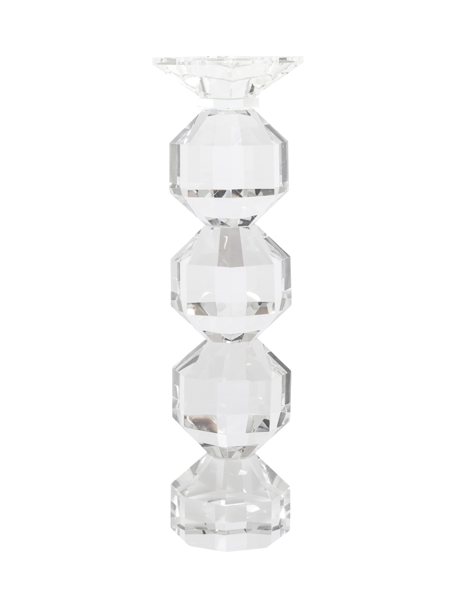
Grande portacandele di design in cristallo «Safia» - Grande, Ø 10 x 43.5 cm