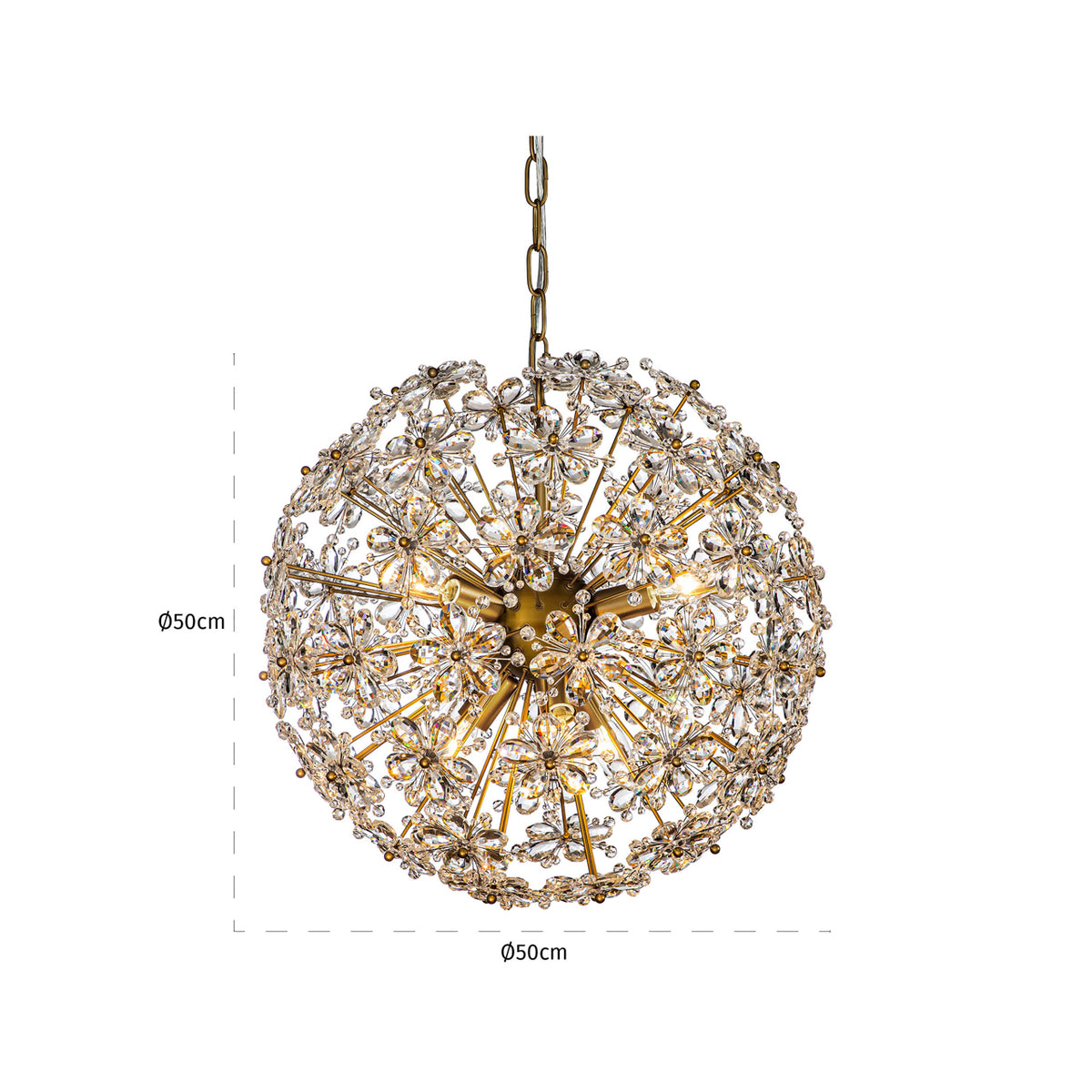
Lampadario di design «Cyntha», 6 luci