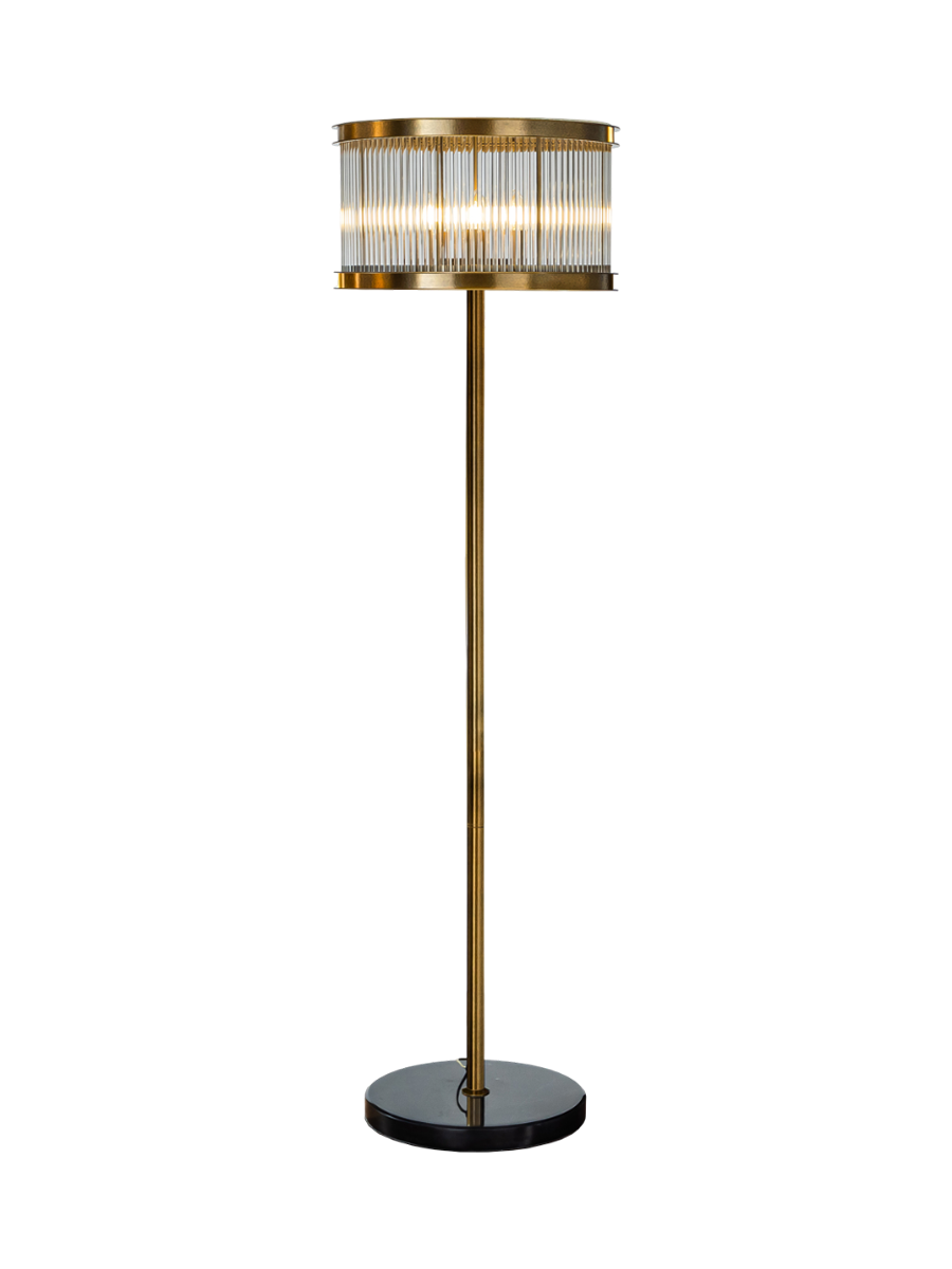 
Lampadaire design « Nadine » avec socle en marbre