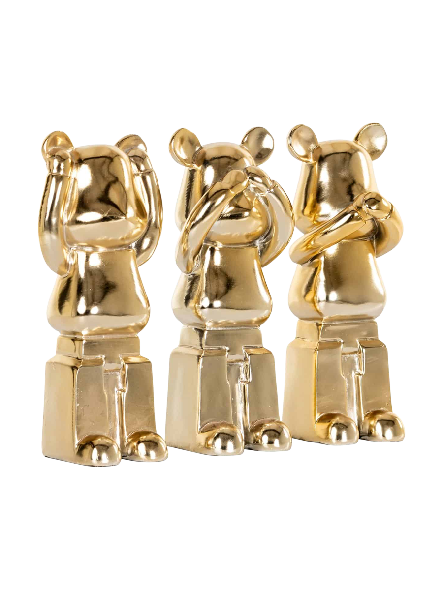 
Design Dekorationsobjekt „Berna Gold“, 3er-Set