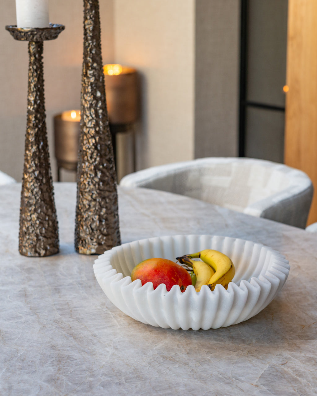 
Portacandele di design «Moan», varie dimensioni - 13 × 13 × 52 cm