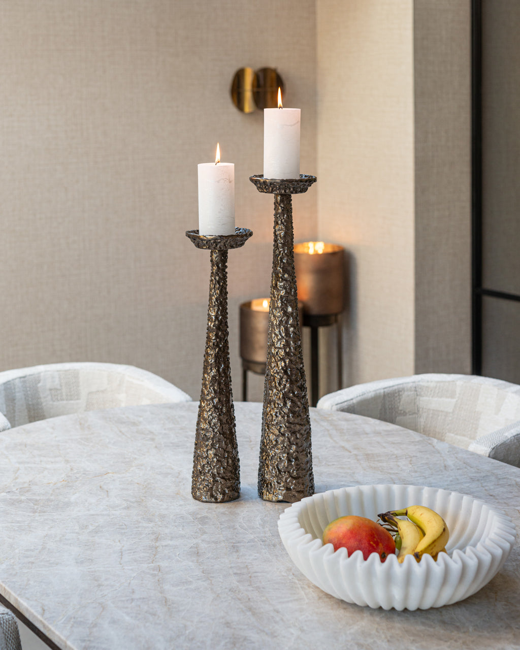 
Portacandele di design «Moan», varie dimensioni - 13 × 13 × 63 cm