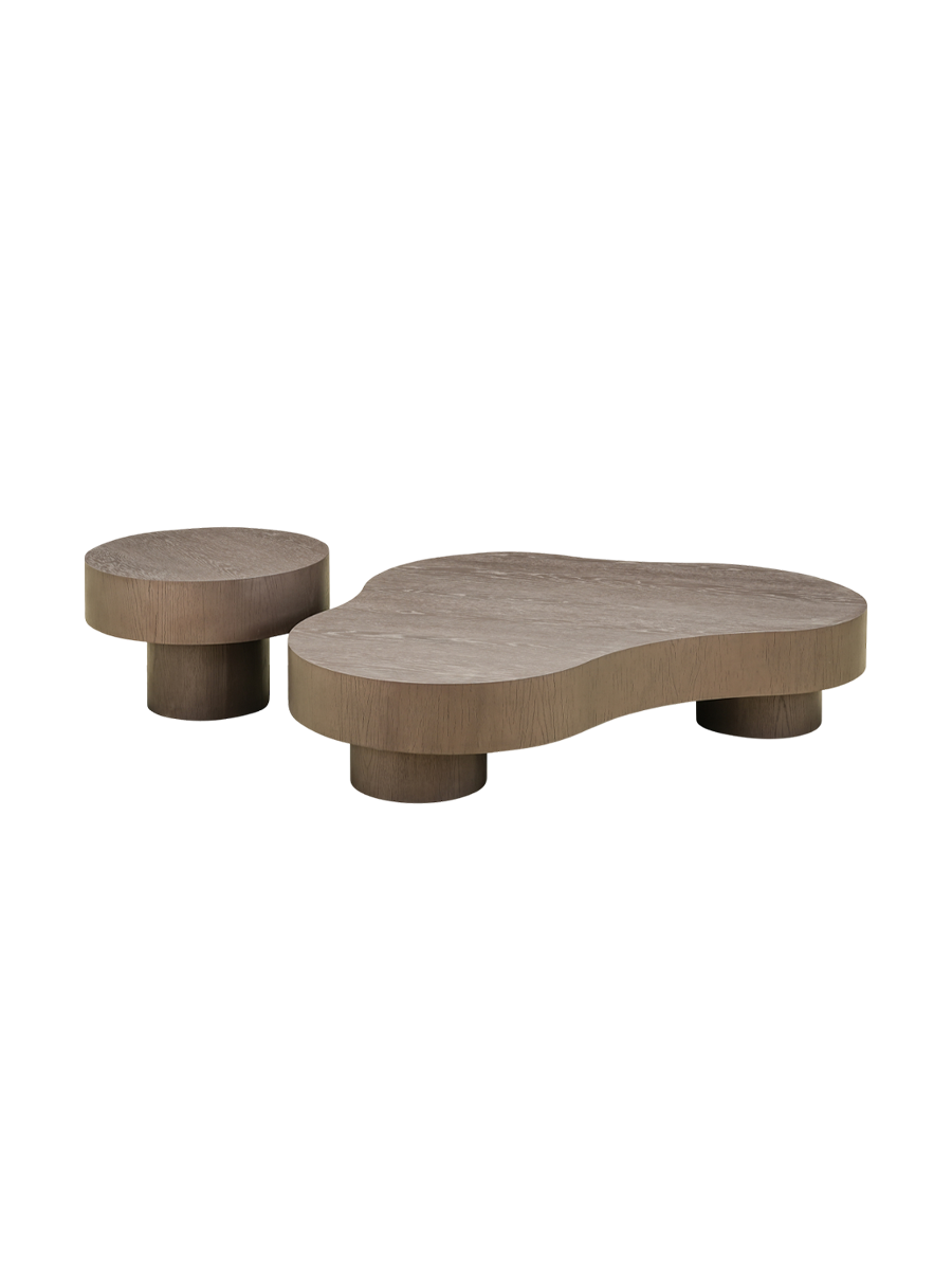 
Grosses Design Couchtisch Set „Bogor“ - Bronze