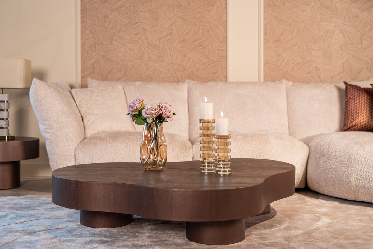 
Grosses Design Couchtisch Set „Bogor“ - Bronze