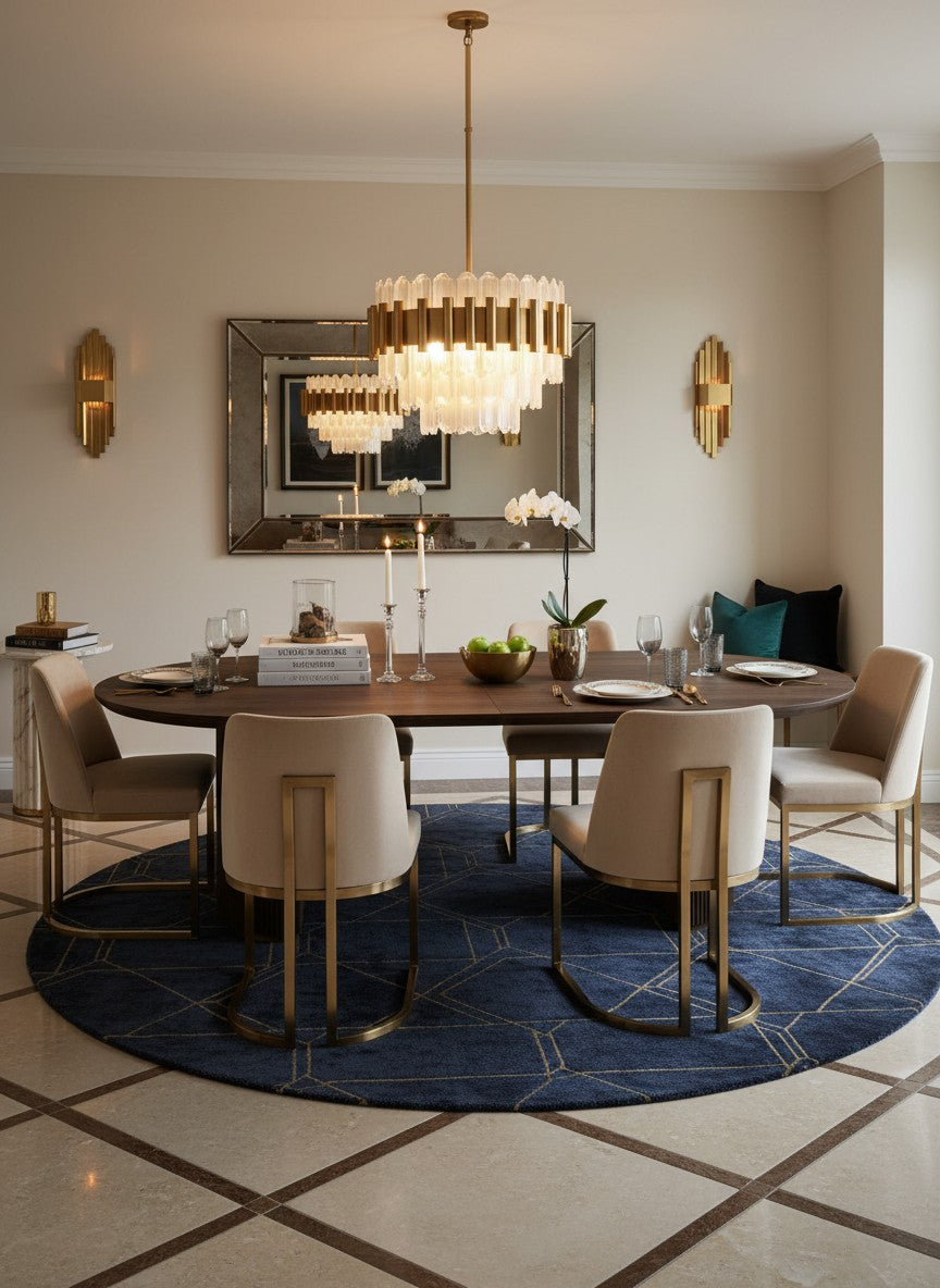 
Large Design Dining Table "Kingston", Various Sizes - 240 x 100 cm / Oak Brown